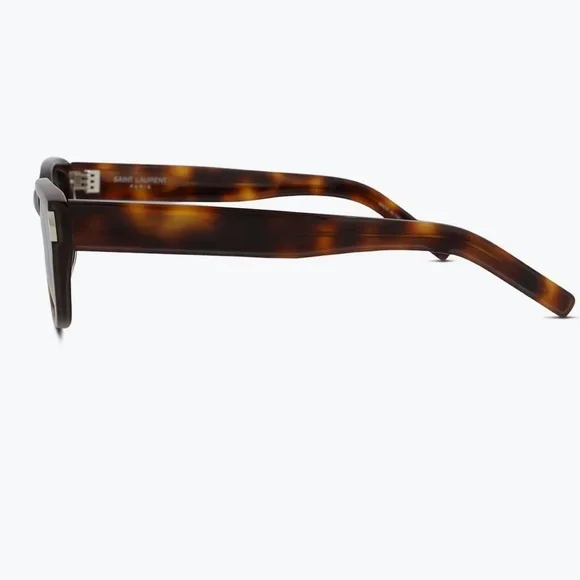 Saint Laurent SL 601 002 Rectangular Havana Green 51 mm-20-145 Men's Sunglasses - Picture 3 of 16